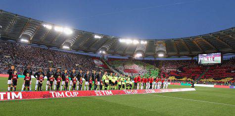 Milan e Juventus, finale di coppa Italia (©getty images)