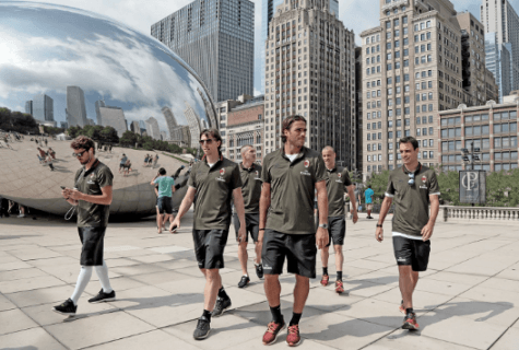 Il Milan a Chicago (foto acmilan.com)
