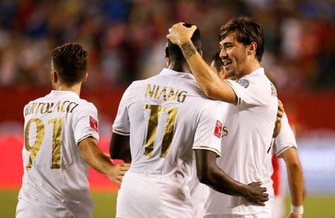 Esultanza Milan-Bayern (©getty images)