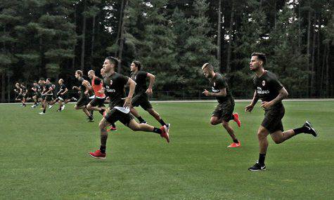 Allenamento Milanello