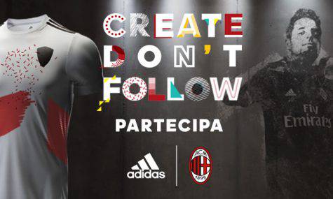 Disegna la prossima terza maglia del Milan: parte l'iniziativa Adidas