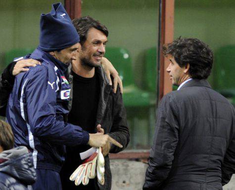 Gigi Buffon, Paolo Maldini e Demetrio Albertini (©getty images)