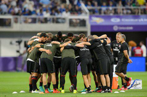Il gruppo Milan (©Getty Images)