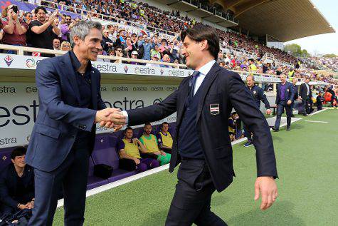 Paulo Sousa con Vincenzo Montella (©Getty Images)