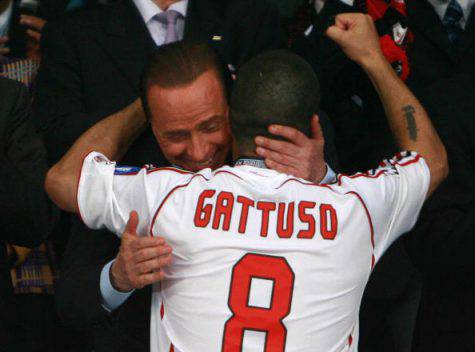 Gennaro Gattuso Silvio Berlusconi 