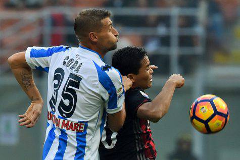 Carlos Bacca e Andrea Coda (©getty images)