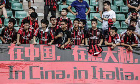 Tifosi del Milan in Cina