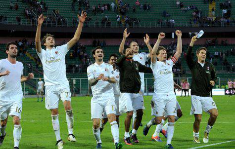 Il Milan esulta a Palermo (©getty images)