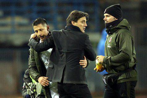 Gianluca Lapadula e Vincenzo Montella