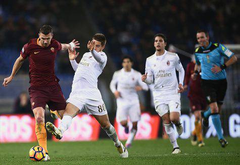 Edin Dzeko e Mario Pasalic (©getty images)
