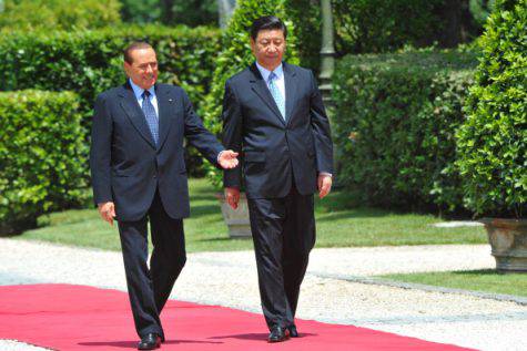 Silvio Berlusconi Xi Jiping