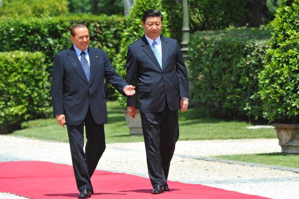 Silvio Berlusconi Xi Jiping