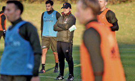 Allenamento Milanello