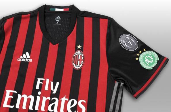 maglia milan chapecoense