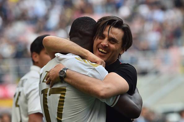 Cristian Zapata e Vincenzo Montella 