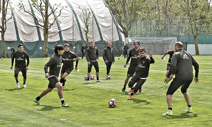 Allenamento Milanello