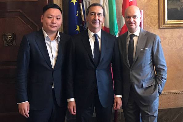 Marco Fassone Beppe Sala Han Li