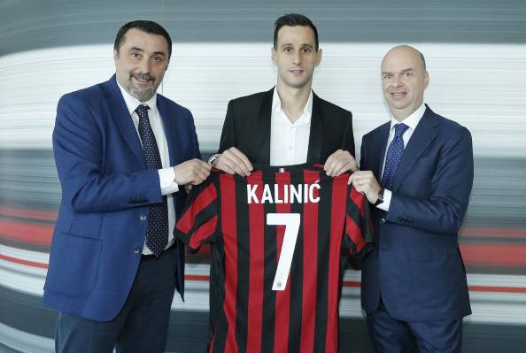 Nikola Kalinic Marco Fassone Massimiliano Mirabelli