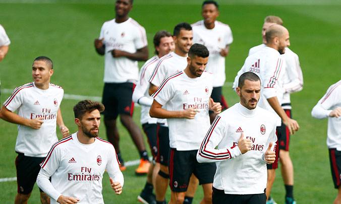 Allenamento Milan