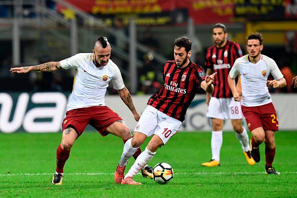 Hakan Calhanoglu Radja Nainggolan 