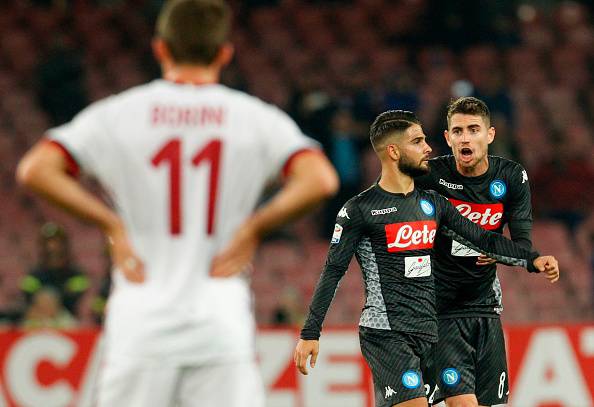 Risultato immagine per napoli milan 2-1