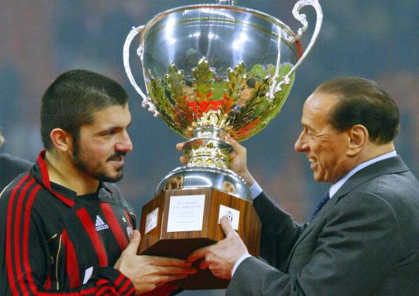 Gennaro Gattuso Silvio Berlusconi 