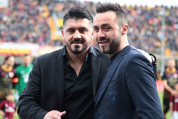 Roberto De Zerbi Gennaro Gattuso