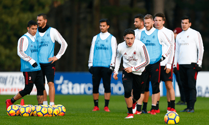 Allenamento Milan