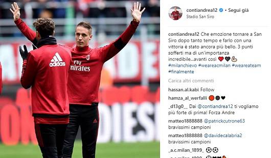 Andrea Conti Instagram