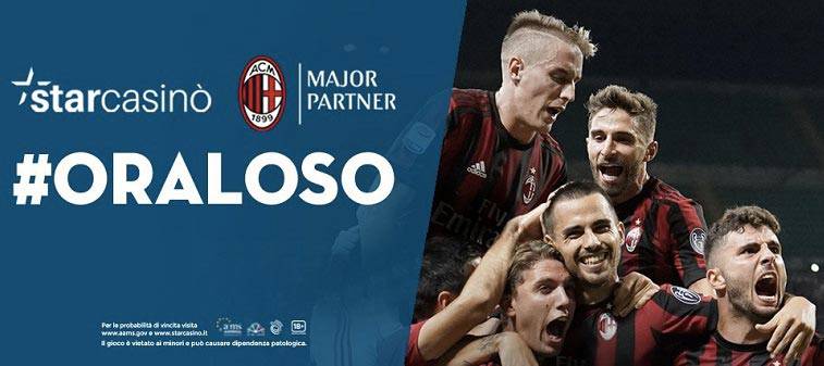 starcasino partner milan con ricche promozioni