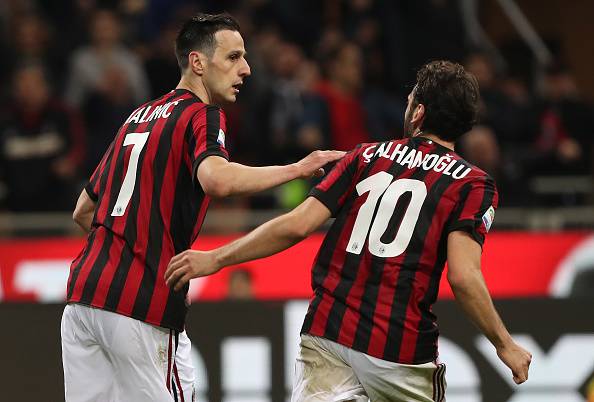 Nikola Kalinic Hakan Calhanoglu