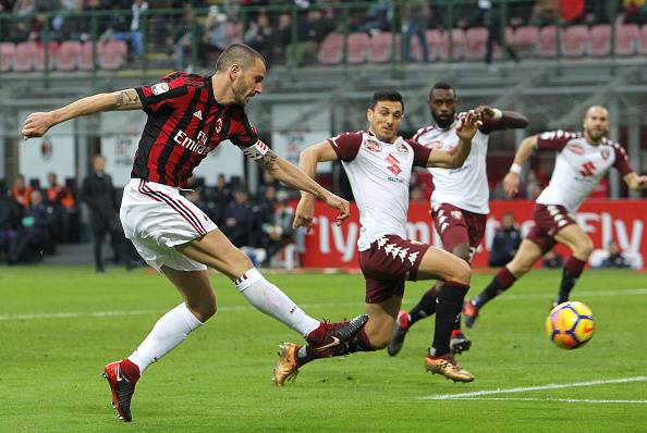 Leonardo Bonucci in Milan-Torino