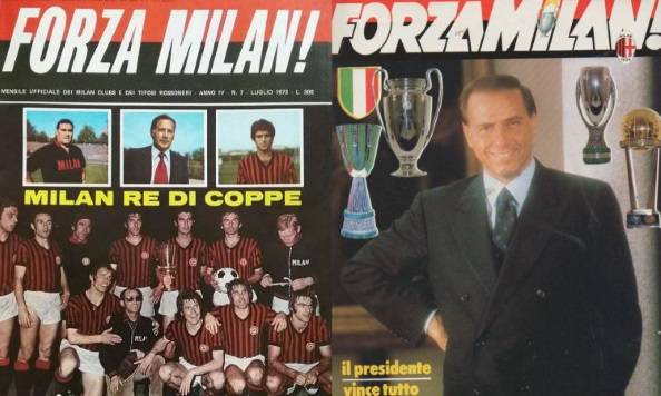 Copertina mensile "Forza Milan"