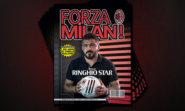 Copertina mensile "Forza Milan"