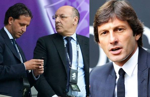 Fabio Paratici Beppe Marotta Leonardo 