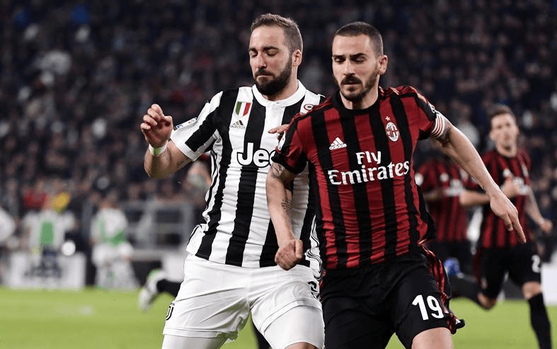 Higuain e Bonucci