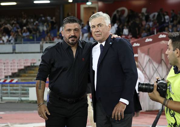 Carlo Ancelotti Gennaro Gattuso