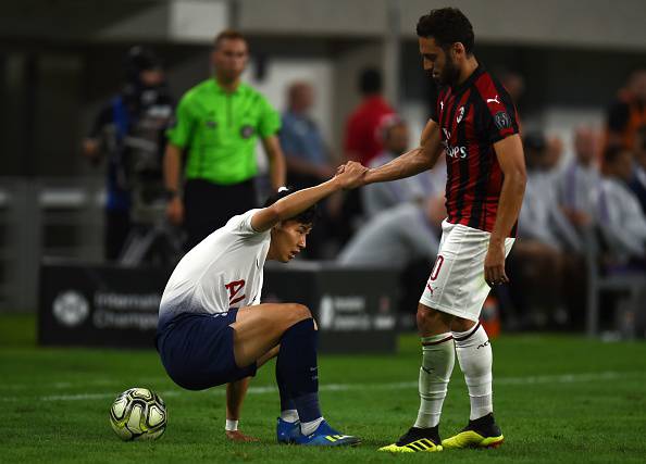 Hakan Calhanoglu Son Heung-Min 