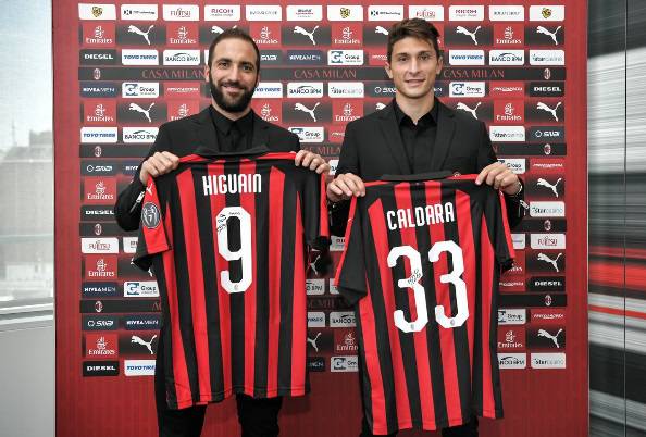 Gonzalo Higuain Mattia Caldara