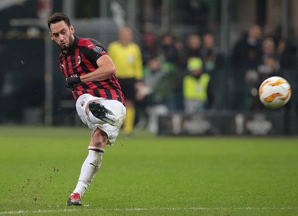 Hakan Calhanoglu Milan Dudelange