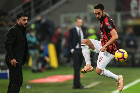 Hakan Calhanoglu Gennaro Gattuso