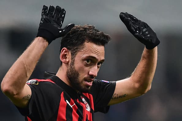 Hakan Calhanoglu Milan Dudelange