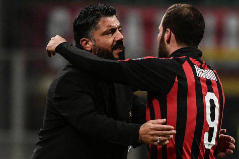 Gonzalo Higuain Gennaro Gattuso