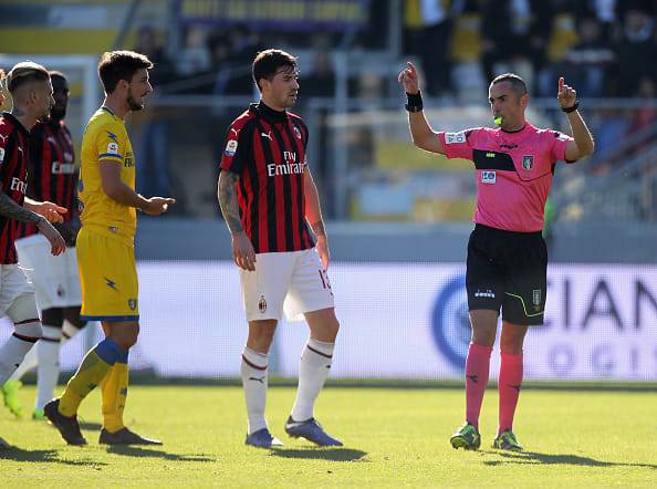 VAR Frosinone-Milan Alessio Romagnoli