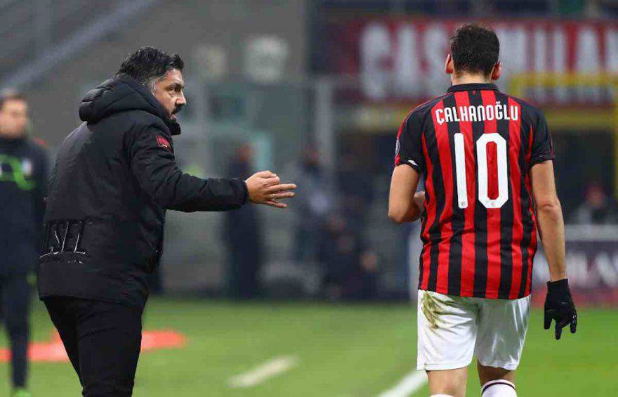 Gennaro Gattuso Hakan Clahanoglu