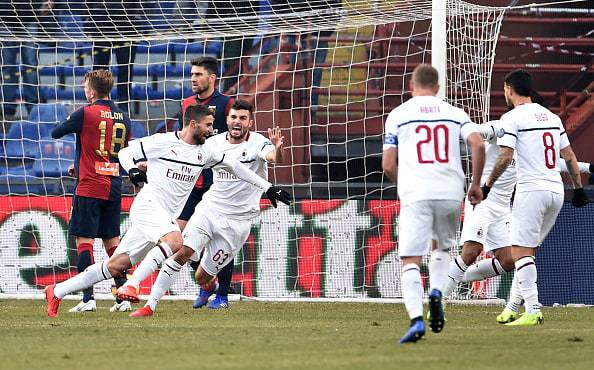 Fabio Borini gol Genoa-Milan