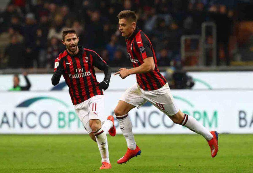 Krzysztof Piatek e Fabio Borini