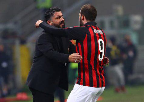 Gonzalo Higuain Gennaro Gattuso