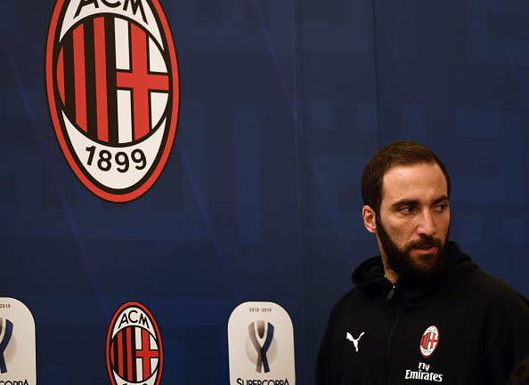 higuain gonzalo calciomercato milan chelsea juventus