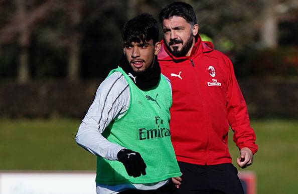 lucas paqueta Gennaro gattuso Milan